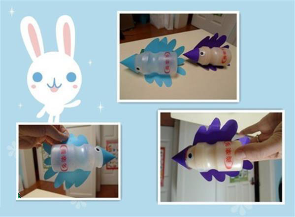 养乐多瓶子手工制作小鸟玩具